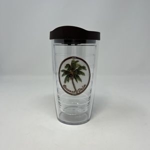 NEW Tervis Tumbler Travel Cup With Lid Coconut Palm Banana Patch 16 oz USA Made